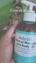 Load and play video in Gallery viewer, Adize64 Neutral Massage and Body Oil for sensitive skin that needs nourishment without fragrance or grease.
